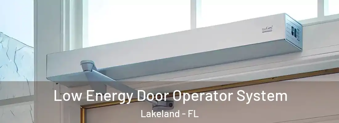 Low Energy Door Operator System Lakeland - FL